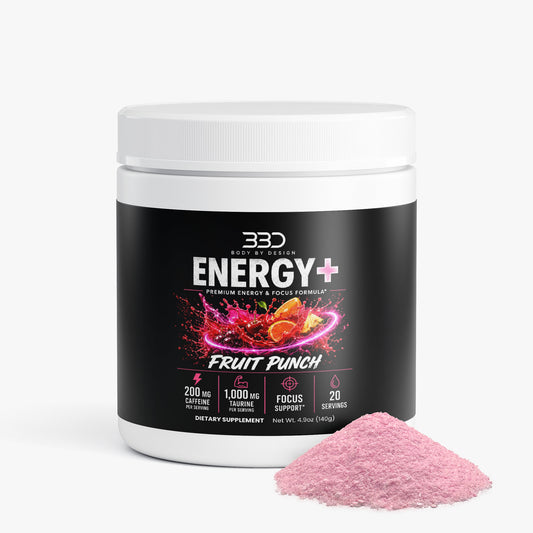 Body By Design Energy+ — Fruit Punch Pre-Workout