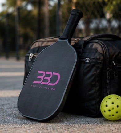BBD Signature Pickleball Paddle — Pink Logo Edition