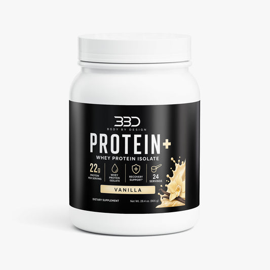 Body By Design Protein+ — Vanilla Whey Protein Isolate
